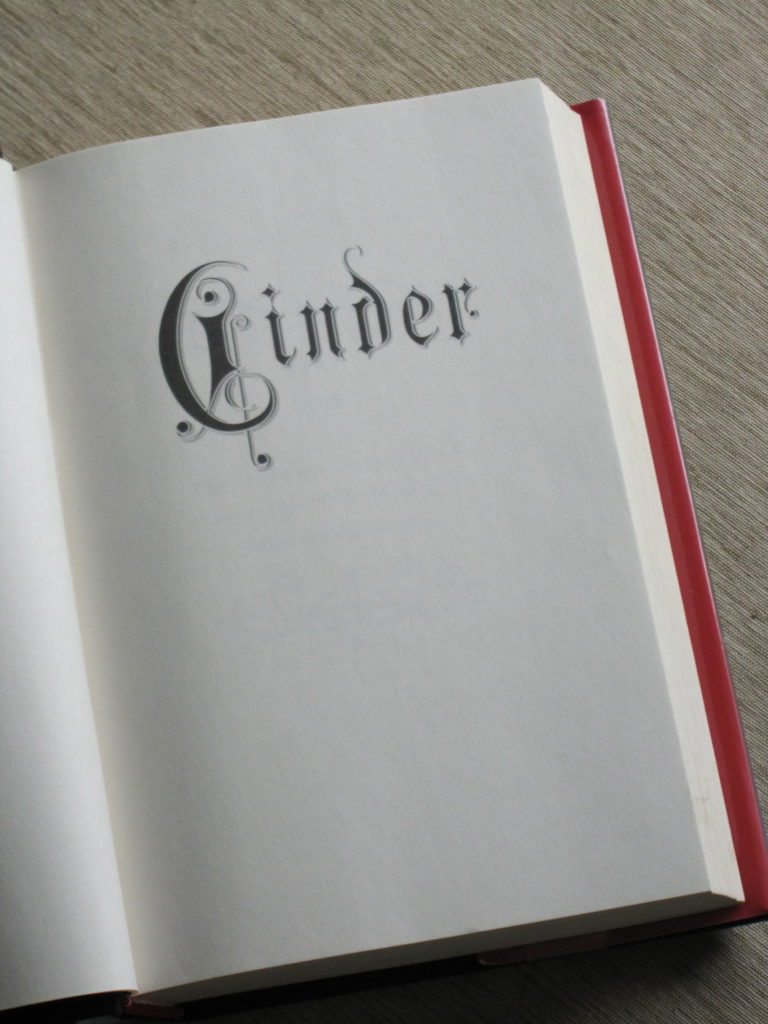 Title page of Cinder.